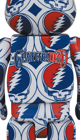 BE@RBRICK GRATEFUL DEAD 100％ & 400％ (STEAL YOUR FACE)